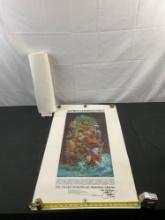 2 pcs Vintage James C. Christensen Prints, Signed by Artist, Dated 1993. "Once Upon a Time." See