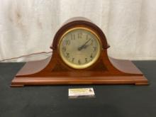 Vintage Electric Seth Thomas Wooden Mantel Clock