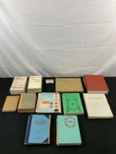 45 pcs Vintage Philatelic Stamp Collecting Book Collection. World Airmail Catalogue. See pics.