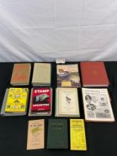 33 pcs Vintage Philatelic Stamp Collecting Book Collection. Stamp Collector's Encyclopedia. See