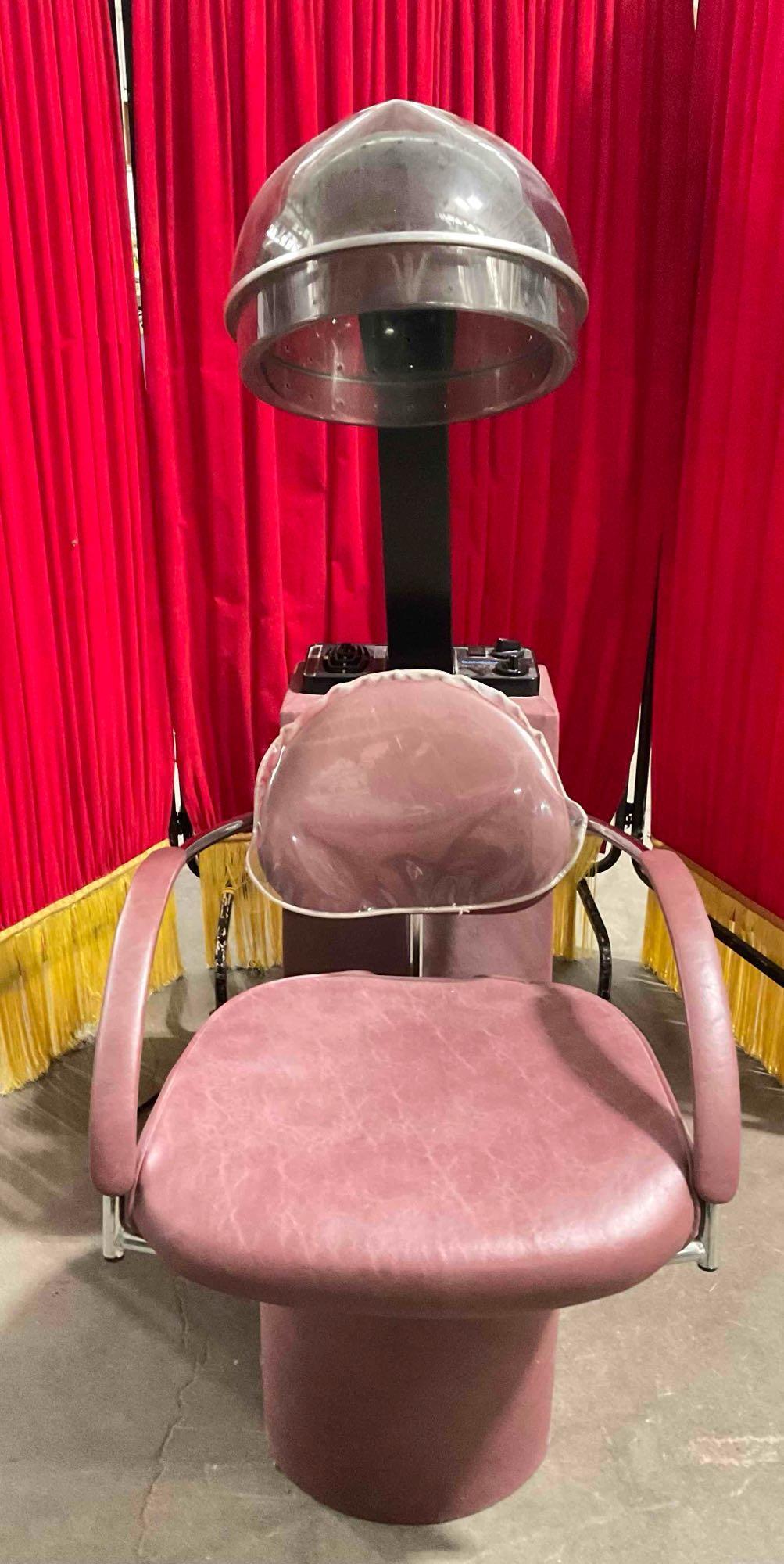 Vintage Belvedere First Lady Hair Dryer Salon Chair Model 810. Tested, Works. See pics.
