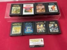 Collection of 8 Atari Games, Home Run, Centipede, Combat, Bowling, Haunted House, Outlaw & 2 more