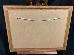 Framed Print of Wassily Kandinsky Picture For and Against, approx 26h x 34w inches