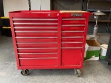 Waterloo Professional WI-1500 15 Drawer Rolling Tool Cabinet, 44 inches tall w/tools incl, See pics