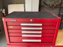 Kennedy 5 Drawer Machinists Tool Cabinet Top, 16 x 26.5 x 18 inches, w/tools incl. see pics