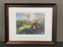 Framed Signed & #d Litho LE 3/30 titled Butterfly Milkweed on the Ledges by Matthew Richter, 16 x...