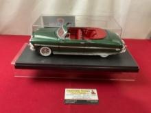 1952 Hudson Hornet Convertible Model Car, in display case, approx 11 inches, 1:18 Scale