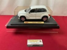 Maisto Chrysler PT Cruiser Model Car, in display case, approx 9 inches, 1:18 Scale