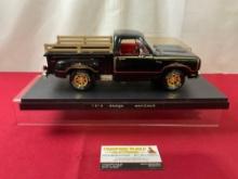 1978 Dodge Warlock Model Truck, in display case, approx 11 inches, 1:18 Scale