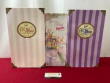 3x Avon Exclusive Barbie Dolls in Original boxes, 1 & 2 PFE Albee & Spring Petals Barbie