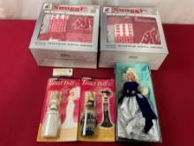 Pair of Washington State University Snuggie Blankets, Pair of Tassel Doll Kits, & Barbie Doll