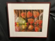 Framed Photo Print, #d 2/50, titled Lanterns & Marbles by Randy Dana 2008, 29h x 33w inches