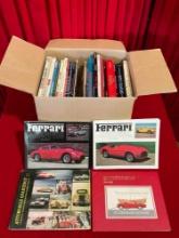 20+ pcs Vintage Car & Racing Book Collection. Ferrari, Automobile Quarterly & More! See pics.