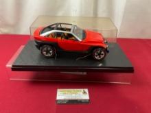 1999 Jeep Jeepster Model Car, in display case, approx 9 inches, 1:18 Scale