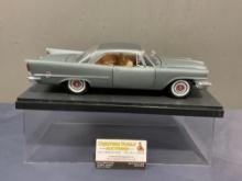 Diecast Car Model 1956 Plymouth 300C, 12 inches, w/ Display Case
