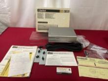 Vintage Clarion Pro Audio model CDC635, 6 Disc CD Changer, w/ original box & Cable, untested
