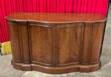 Heritage 2-Door & 2-Drawer Maple? Wood Finish Side Bar Buffet. Excellent Condition. See pics.