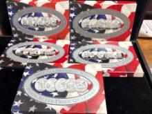 2004 -2008 US Mint State Silver Proof Quarter sets Plus 2009 Silver Territory silver proof set