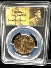 2017-W Proof First Strike $ 25 Dollar Gold Eagle 1/2 OZ coin #-d 1of 503 August St Gaulden's series