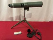 Vintage Bausch & Lomb Spotting Scope, Balscope Zoom 60 & Bushnell Tripod