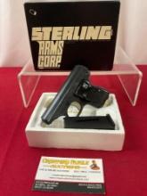 Sterling Arms Corp model 302 .22 LR Handgun in original box, one magazine SN:A100723, FFL