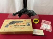 Crosman Pellgun Revolver Pellet Gun .22 Cal Single Action 6, w/ Original Box