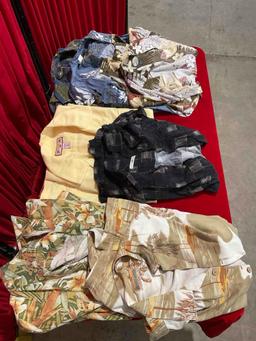 7 pcs Hawaiian Shirt Assortment. Multiple Sizes and Makers, incl. Tommy Bahama & More! See pics.