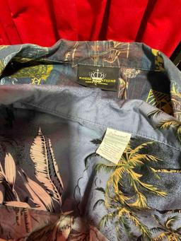 7 pcs Hawaiian Shirt Assortment. Multiple Sizes and Makers, incl. Tommy Bahama & More! See pics.