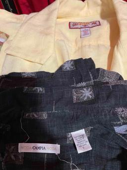 7 pcs Hawaiian Shirt Assortment. Multiple Sizes and Makers, incl. Tommy Bahama & More! See pics.
