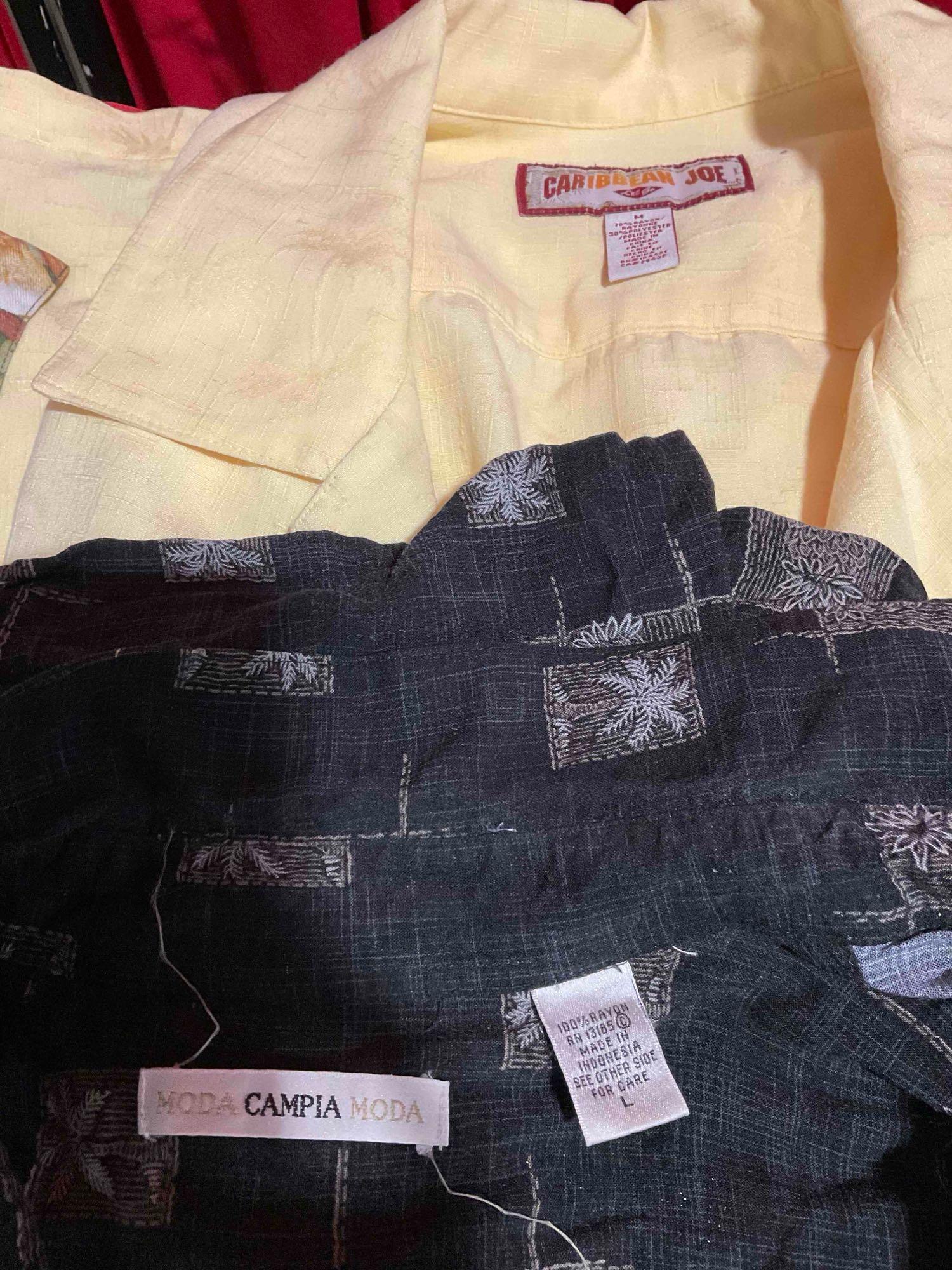 7 pcs Hawaiian Shirt Assortment. Multiple Sizes and Makers, incl. Tommy Bahama & More! See pics.