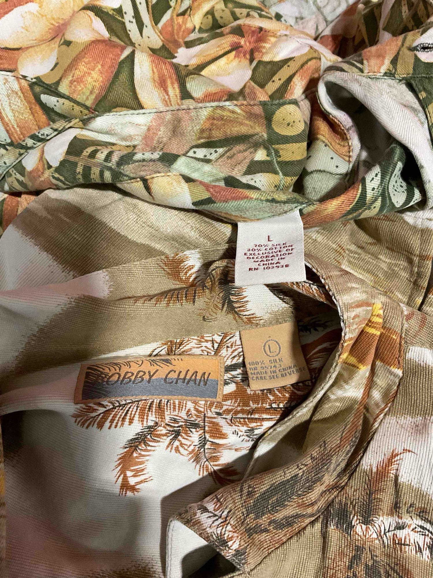 7 pcs Hawaiian Shirt Assortment. Multiple Sizes and Makers, incl. Tommy Bahama & More! See pics.