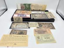 Antique & Modern Foreign Bank Notes Chinese, German, Yugoslavia ,Bolivia, ,Swiss, Plus More See p...