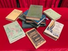 10 pcs Vintage Book Collection. Jack London, Edgar Rice Burroughs & More! See pics.