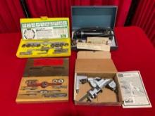 4 pcs Vintage Tool Assortment. Sears Craftsman Drill Bit Grinding Attachment & More. See pics.