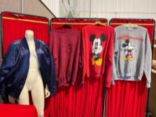 4 pcs Disney Apparel Collection. 3x Mickey Mouse Sweatshirts & 1 Jacket, Sizes XL- XXL. See pics.