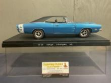 Mattel Hot Wheels 1969 Dodge Charger Model, in display case, 1/18 scale