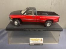 1996 Dodge Ram 3500 Truck Model, in display case, 1/18 Scale