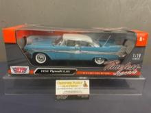 Motor Max Timeless Legends 1958 Plymouth Fury Model Car, 1:18 Scale, in original box