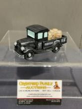 Rare Department 56 Jack Daniels Distillery Ceramic Truck Figure, 3h x 5w x 2.5d inches