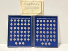 The Complete Jefferson Nickel Collection W/ WWII Silver nickels & COA in a Nice Prestation Folder