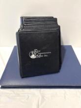 11 x First American Mint Collector Coin folders featuring Nickels, Dollars, Dimes, 1st NY Penny