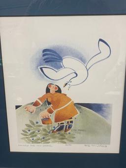 Framed Signed & #d 160/950 Rie Munoz Watercolor Lithograph, titled Marry Me My Dear, 14.5h x 16w in