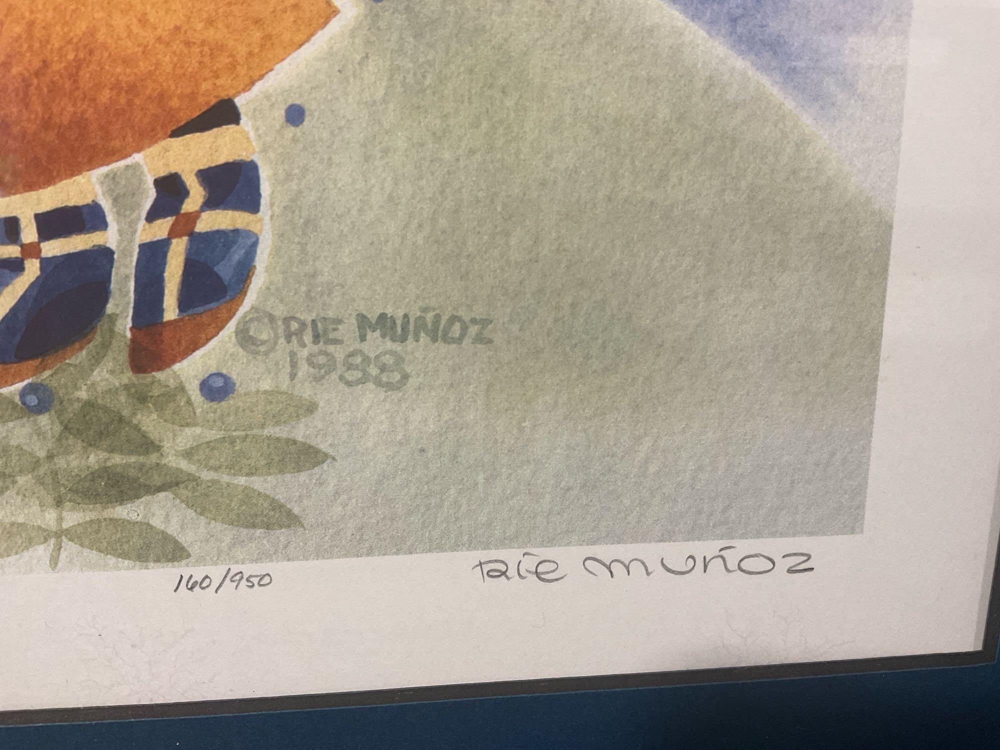 Framed Signed & #d 160/950 Rie Munoz Watercolor Lithograph, titled Marry Me My Dear, 14.5h x 16w in