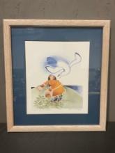 Framed Signed & #d 160/950 Rie Munoz Watercolor Lithograph, titled Marry Me My Dear, 14.5h x 16w in
