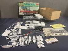 Vintage Jo-Han Sox & Martin Superbird by Plymouth 1/25 Scale Model Kit, looks complete