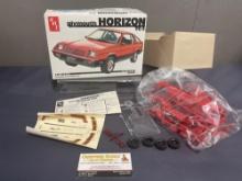 Vintage AMT 1/25 Scale Model Kit Plymouth Horizon TC-3, looks complete