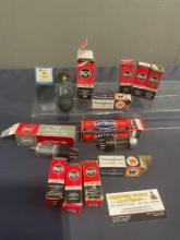 Set of 11 Electron Tubes, RCA, w/ various boxes & Bell & Howell Projector Lamp