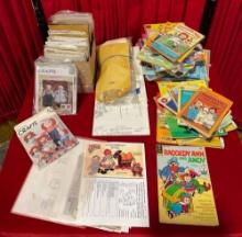 20+ pcs Vintage Raggedy Ann & Andy Doll Collectibles. Books, Patterns & More. See pics.