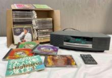Bose Wave CD Player & 30+ pcs CD Collection. Tested, Works. Very Good Condition. See pics.