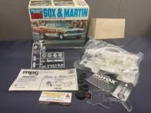 Vintage MPC 1/25 Scale Model Kit Plymouth Duster Pro Stocker, Sox & Martin, looks complete